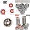 608-2RS 608rs Ball Bearings,double rubber sealed miniature deep groove 608 bearing for skateboards,inline skates,scootes