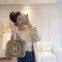 007 2023 new winter women's tote bag with metal chain handbag artificial wool soft fashion bag