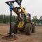 High Quality Single or Double Pin Installation Bracket Low Cost Hydraulic Auger Auger for Sale