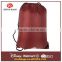 Cheap promotional red 210D drawstring bags