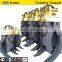 Hyundai R210 Excavator rotating rotary stone Grapple