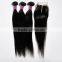 Natural color straight hair weaving cheap human hair weaving
