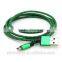 colofrul nylon braided usb charger charging cable for iphone 5/6