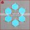 Sterling Silver Hexagon Charm Pendant Genuine Turquoise Jewelry Pendants                        
                                                Quality Choice