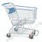 Aluminum material portable folding shopping cart trolley, daily shopping cart