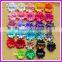 1.5" DIY Mini Ribbon Single Flowers, Hair Accessories, Embellished Satin Cluster Flowers