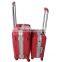 2 pcs set red color with button good quality for married ABS luggage case