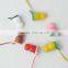 New design stylish earphone with mic for mobile/mp3/mp4