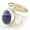 Lapis lazuli rings 925 sterling silver jewelry blue stone rings Handmade jewelry