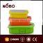 colorful stainless steel bento lunch box with PP lid