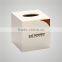 Top grade acrylic donation box with lock with galaxy design