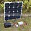 50W Off-grid Solar protable Lighting System For Home Indoor And For Outdoor Lighting