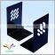 Office table top metal counter folding agate bookend for display