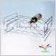 China supplier high quality wholesale durable attractive metal wire antique dinosaur wine bottle rack