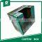 BEAUTIFUL COSMETICS PACKAGING GREEN CARTON BOX WITH WINDOW