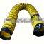 PVC vinyl ventilation air ductwork with handling carry bag