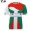 Design your own sublimated rugby t shirt wholesale