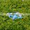 Blue toys 2.4G rc quadcopter propeller drone with lights