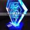 battery power acrylic LED sign/acrylic table stand advertising LED sign