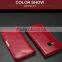 Real cow leather Magnetic flip wallet case for HTC ONE M9
