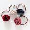2016 Camellia Rose Flower Head Hair Band Rubber Band Tousheng Big Pearl Hair Clips for Women Accesasorios