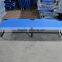 Folding military camping bed