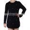 2015 new fashion Plain coloured turtleneck sweater with pearl