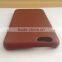 Brown color genuine leather phone case for iphone 6, original leather mobile phone case for iphone 6/6S with customized design