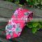 Wholesale Fashion Slim Floral Cotton Tie