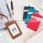 Colorful Leather Wallet simple design Card Holder Slim Case Holder