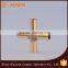 3 Way Brass Gas Control Ball Valve