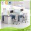 Top Quality Office Furniture/Customized Office Desk 4 person workstation partition staff room