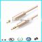 Braided 3 pole 3.5mm audio auxiliary cable