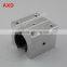 Interchangeable linear sliding unit slider SBR20 UU