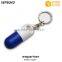 Cross Shaped 4 compartments Pill Box with Key Chain, Pill Box Keyring