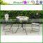 Cheap Price Unique Design Metal Mosaic Table Chair Folding Furniture Set For Backyard