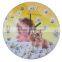New products Tempered Glass wall clock with Customised designs