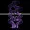 3D Optical Illusion Spirit Art Night Lamp Night Light 10 Colorful LEDs Ultra-thin Acrylic Light Panel AA Battery or DC 5V