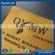 High quality custom printed garment satin label