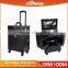 Sorise Makeup Artist Train Case with Lights, Makeup Case On Wheels,Free-standing Portable Makeup Station