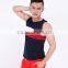 Mens body building singlets / tank tops ,92% cotton 8% spandex mens plain slim fit singlets [Chuan]