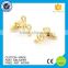 Custom gold plated Metal design your own cufflinks