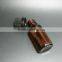 5ml-100ml amber glass boston shape essential oil bottle,electronic cigarettes oil bottle with 18mm neck black temper evident cap