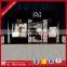 Customized antique wooden display galss cabinet