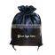 Pink Drawstring Satin Hair Bag