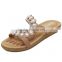 2016 new Korean Rhinestones sandals casual summer sandals shoes beach shoes