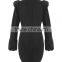 Black Womens Military Coat Jacket Black Tailcoat Gothic VTG Steampunk