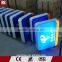 outdoor aluminum rectangle profile light box signs