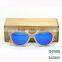 2016 Wood designer bamboo sunglasses with polarized lens