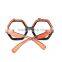 2015 promotion plastic quadrilateral sun glasses UV400 with diamond